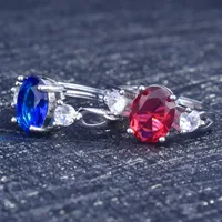 Rétro Le Cuivre Géométrique Diamant Pierres Précieuses Artificielles Femmes main image 3