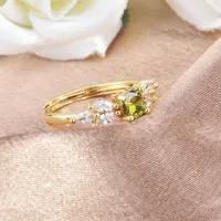 Elegant Copper Geometric Diamond Artificial Gemstones Women'S main image 3