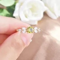 Elegant Copper Geometric Diamond Artificial Gemstones Women'S main image 4