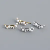 Geometric Fashion Gem Plating Earrings Ear Studs main image 5