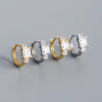Geometric Fashion Gem Plating Earrings main image 4