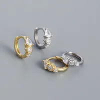 Geometric Fashion Gem Plating Earrings main image 5