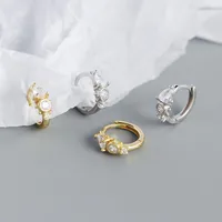 Geometric Fashion Gem Plating Earrings main image 3
