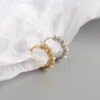 Geometric Fashion Gem Plating Earrings main image 4