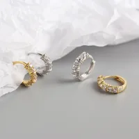 Geometric Fashion Gem Plating Earrings main image 3