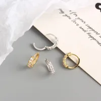 Geometric Fashion Gem Plating Earrings main image 2