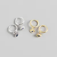 Eye Fashion 925 Sterling Silver Gem Plating Earrings main image 5