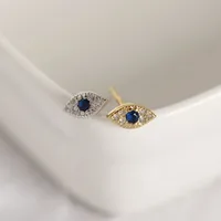 Geometric Fashion Gem Diamond Earrings Ear Studs main image 4