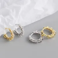 Geometric Fashion 925 Sterling Silver Gem Plating Earrings Ear Studs main image 3