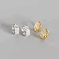 Geometric Fashion Gem Diamond Earrings main image 5