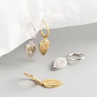 Géométrique Mode Gemme Placage Des Boucles D'Oreilles main image 3