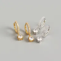 Geometric Fashion 925 Sterling Silver Gem Plating Earrings main image 5
