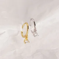 Geometric Fashion Gem Plating Earrings main image 4
