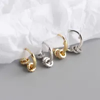 Geometric Original Design Luxurious British Style 925 Sterling Silver Gem Earrings main image 3