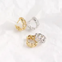 Chain Fashion 925 Sterling Silver Gem Diamond Earrings main image 4