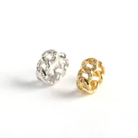 Chain Fashion 925 Sterling Silver Gem Diamond Earrings main image 5