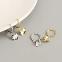 Insecte Mode Argent Sterling 925 Pas D'Incrustation Placage Des Boucles D'Oreilles main image 3