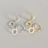 Geometric Fashion 925 Sterling Silver Gem Plating Earrings main image 5