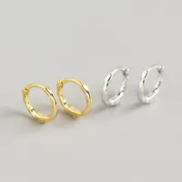 Géométrique Décontractée Style Simple Style Classique Argent Sterling 925 Pas D'Incrustation Placage Des Boucles D'Oreilles main image 5