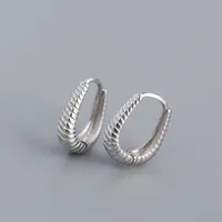 Geometric Fashion 925 Sterling Silver No Inlaid Plating Earrings sku image 1