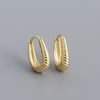 Geometric Fashion 925 Sterling Silver No Inlaid Plating Earrings sku image 2