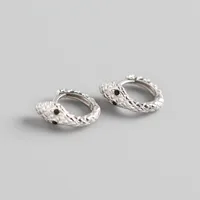 Animal Fashion 925 Sterling Silver Gem Plating Earrings sku image 1