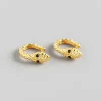 Animal Fashion 925 Sterling Silver Gem Plating Earrings sku image 2