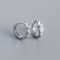 Geometric Fashion Gem Plating Earrings sku image 1
