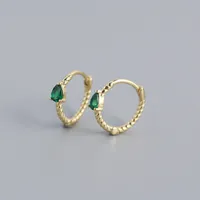 Geometric Fashion Gem Plating Earrings sku image 4