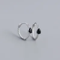 Geometric Fashion Gem Plating Earrings sku image 5