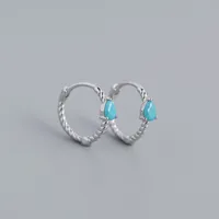 Geometric Fashion Gem Plating Earrings sku image 7