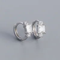 Geometric Fashion Gem Plating Earrings sku image 1