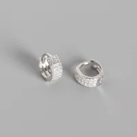 Geometric Fashion Gem Diamond Earrings sku image 1
