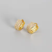 Geometric Fashion Gem Diamond Earrings sku image 2