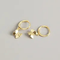 Insect Fashion 925 Sterling Silver No Inlaid Plating Earrings sku image 2