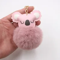 Cute Pu Leather Animal Keychain main image 5