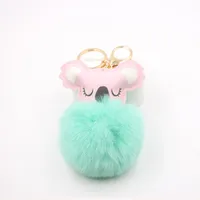 Cute Pu Leather Animal Keychain main image 3