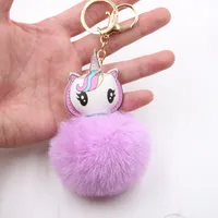 Cross-border  Plush Bag Keychain Accessories Small Pendant Pony Head Boutique Small Gift Wallet Pendant main image 3