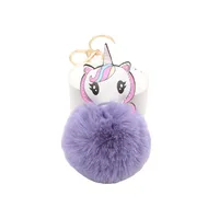 Cross-border  Plush Bag Keychain Accessories Small Pendant Pony Head Boutique Small Gift Wallet Pendant main image 5