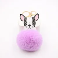 Dog Plush Puppy Purse Accessories Pendant Dog Hair Ball Exquisite Claw Machine Event Gift sku image 7