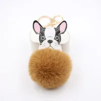 Dog Plush Puppy Purse Accessories Pendant Dog Hair Ball Exquisite Claw Machine Event Gift sku image 6