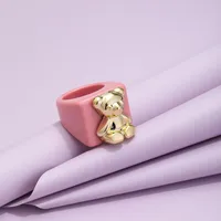 Cartoon Style Resin Animal No Inlaid Women'S main image 6