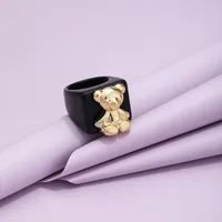 Cartoon Style Resin Animal No Inlaid Women'S main image 5