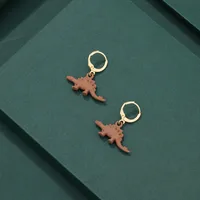 Animal Cartoon Style Alloy No Inlaid Patchwork Plating Earrings main image 3