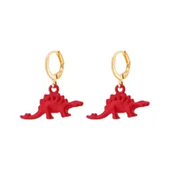 Animal Cartoon Style Alloy No Inlaid Patchwork Plating Earrings main image 5