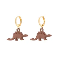 Animal Cartoon Style Alloy No Inlaid Patchwork Plating Earrings sku image 1