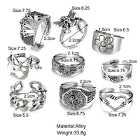 Vintage Style Alloy Plating Unisex main image 5