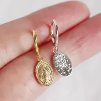 Géométrique Mode Argent Sterling 925 Pas D'Incrustation Placage Des Boucles D'Oreilles main image 4