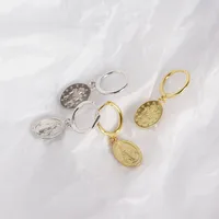 Geométrico Moda Plata De Ley 925 Sin Incrustaciones Enchapado Pendientes main image 3