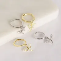 Insect Fashion 925 Sterling Silver Gem Plating Earrings main image 3